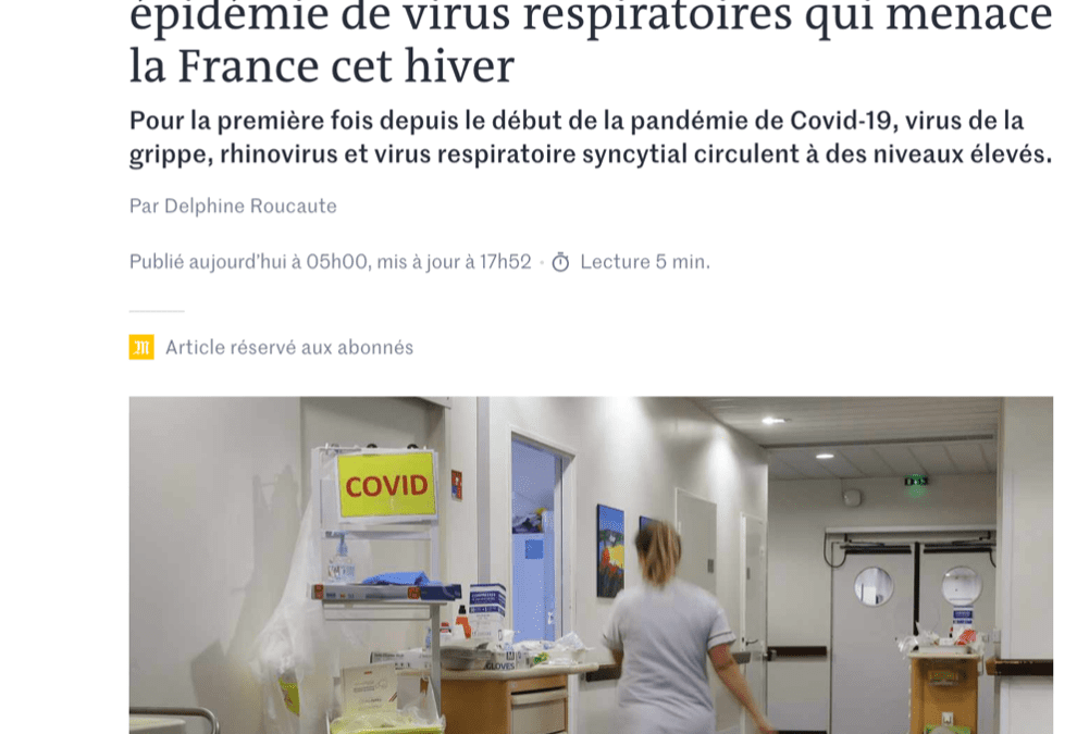 Triple épidémie : les hôpitaux paniquent, mais pas eux